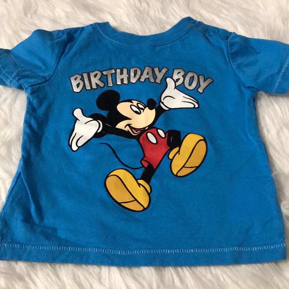 Disney Baby Birthday Boys tee shirt size 12 months